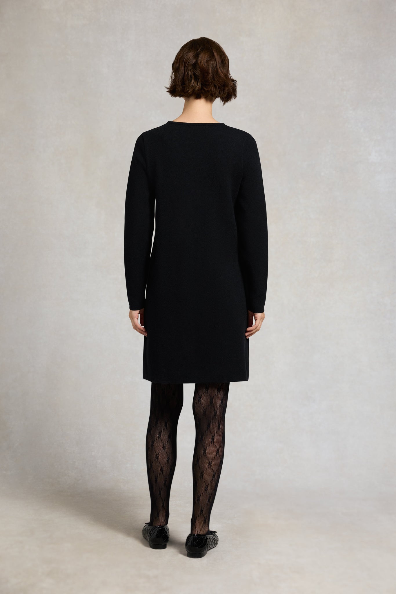Laura Shift Dress (Black)