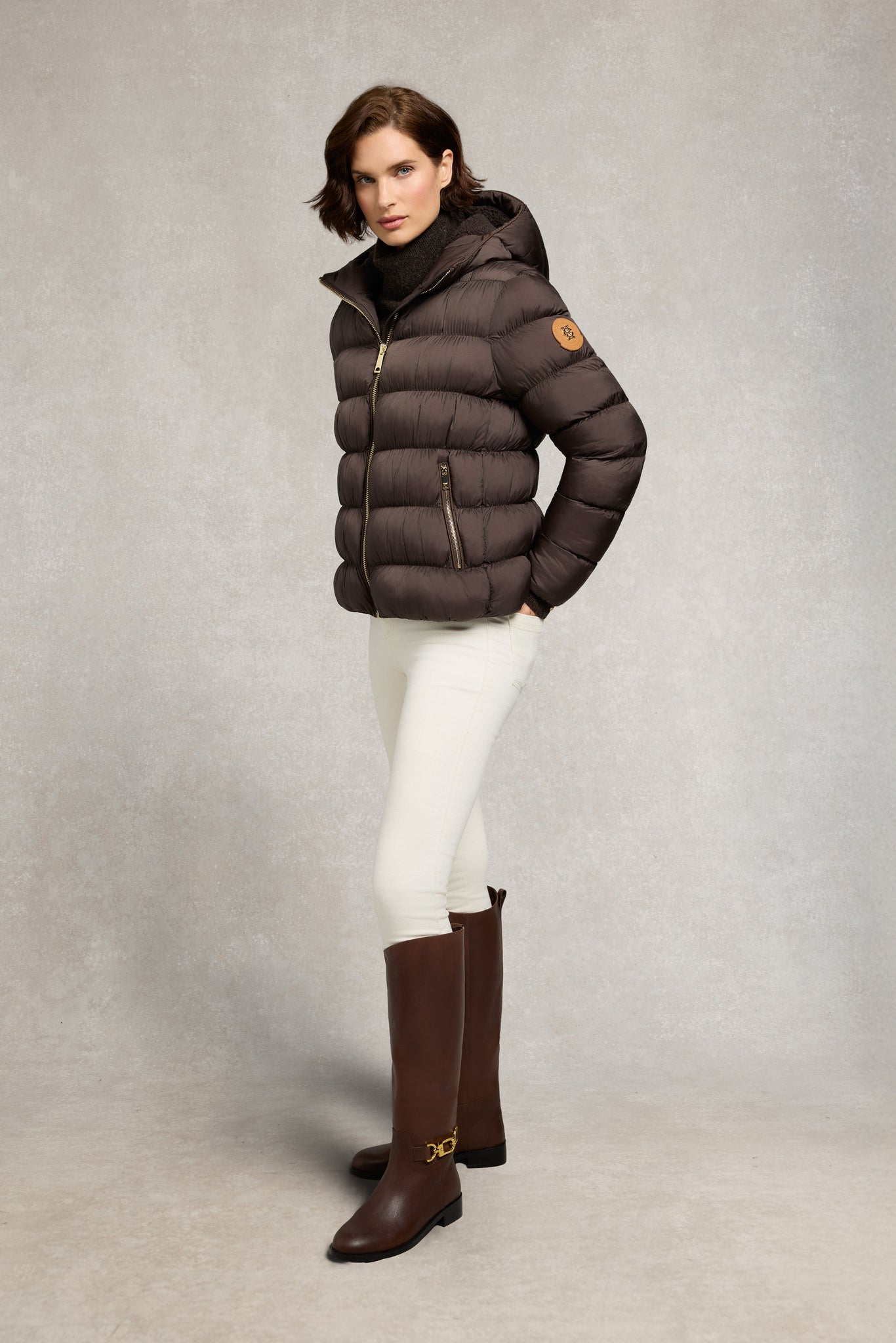Harrow Padded Jacket (Chocolate)