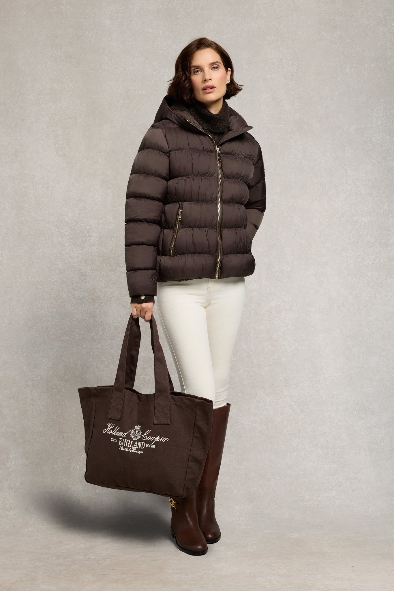 Harrow Padded Jacket (Chocolate)