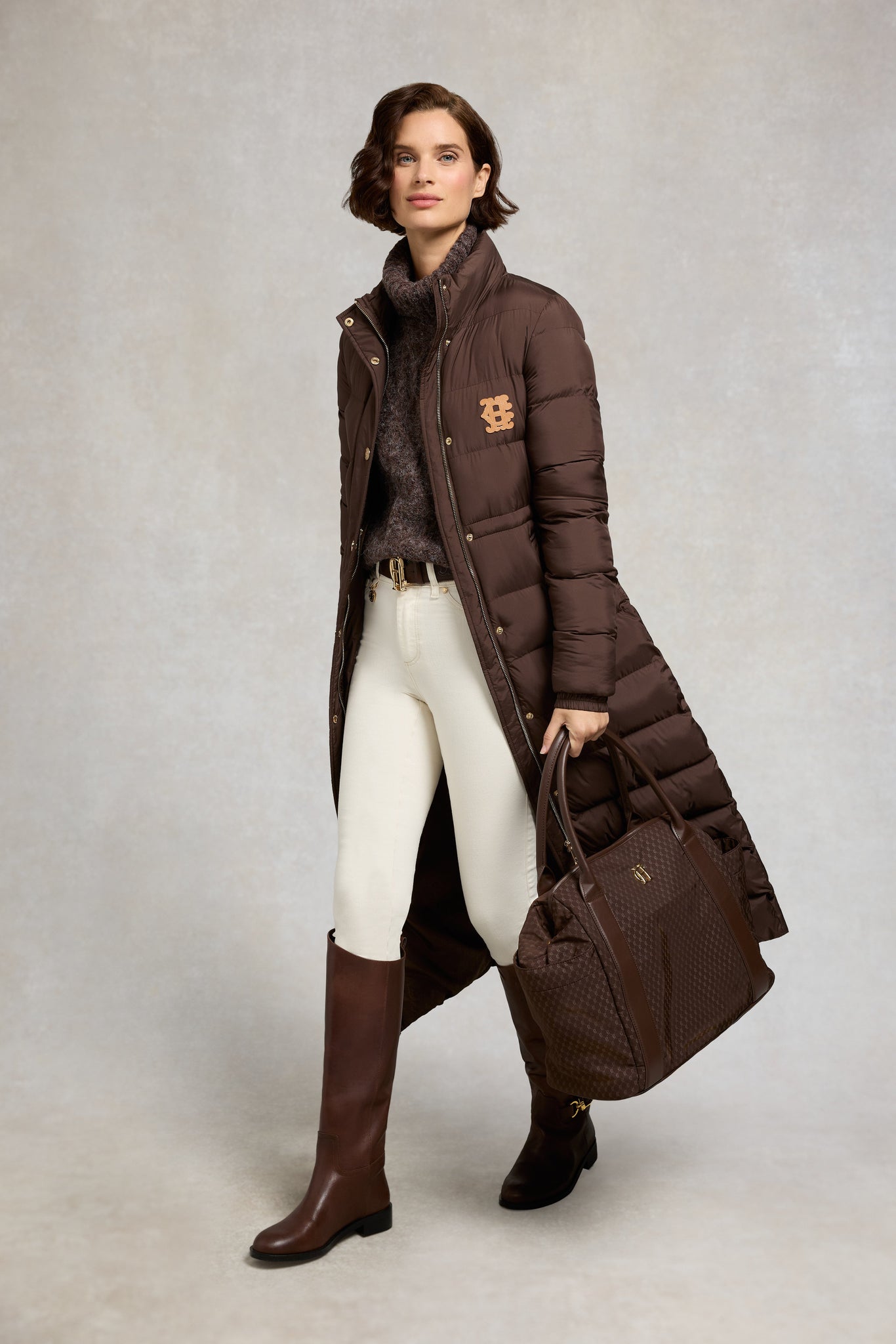 Noveli Roll Neck Knit (Chocolate)