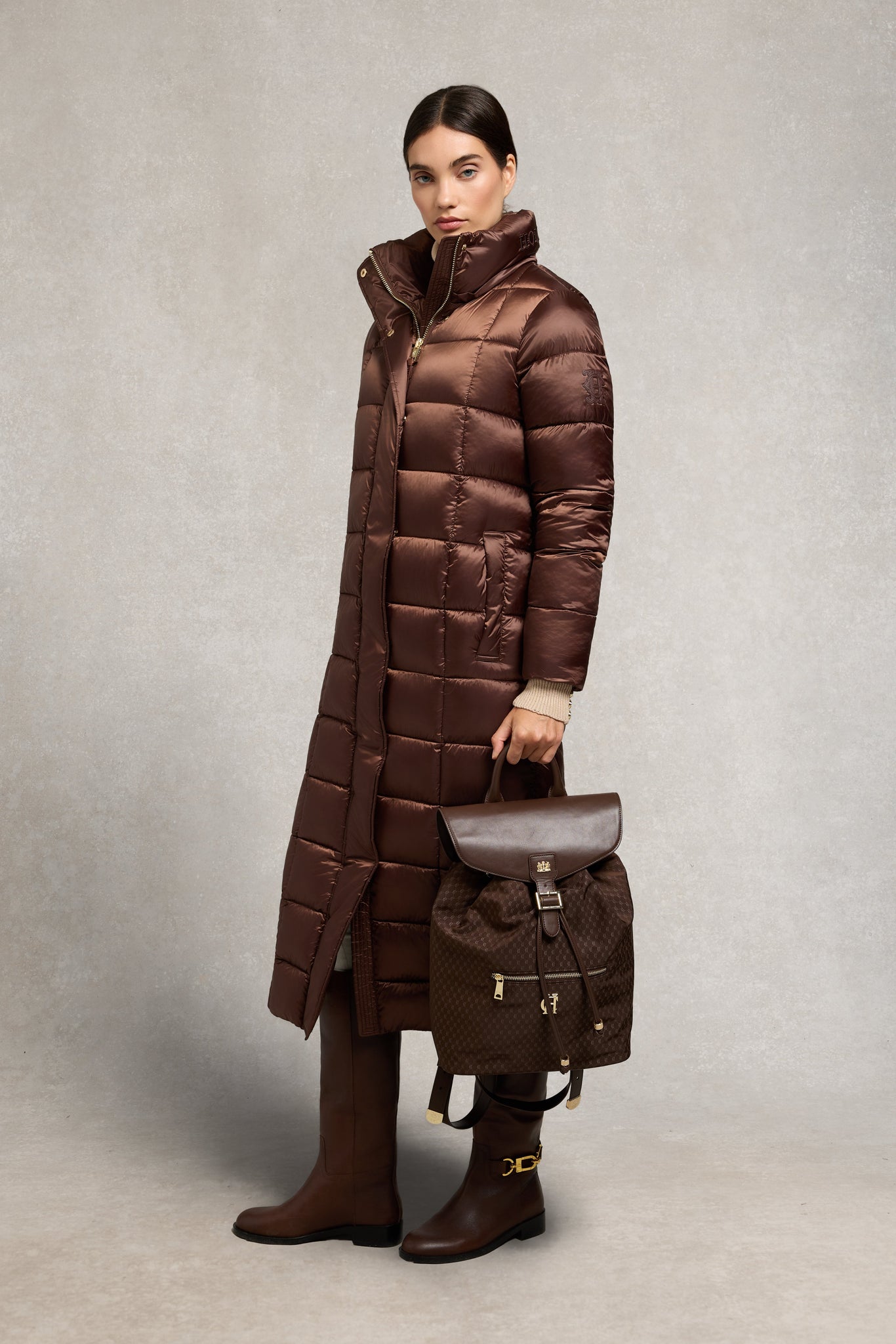 Regency Backpack (Chocolate Monogram)