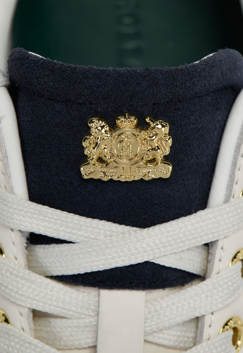 Knightsbridge Court Trainer (White Navy)