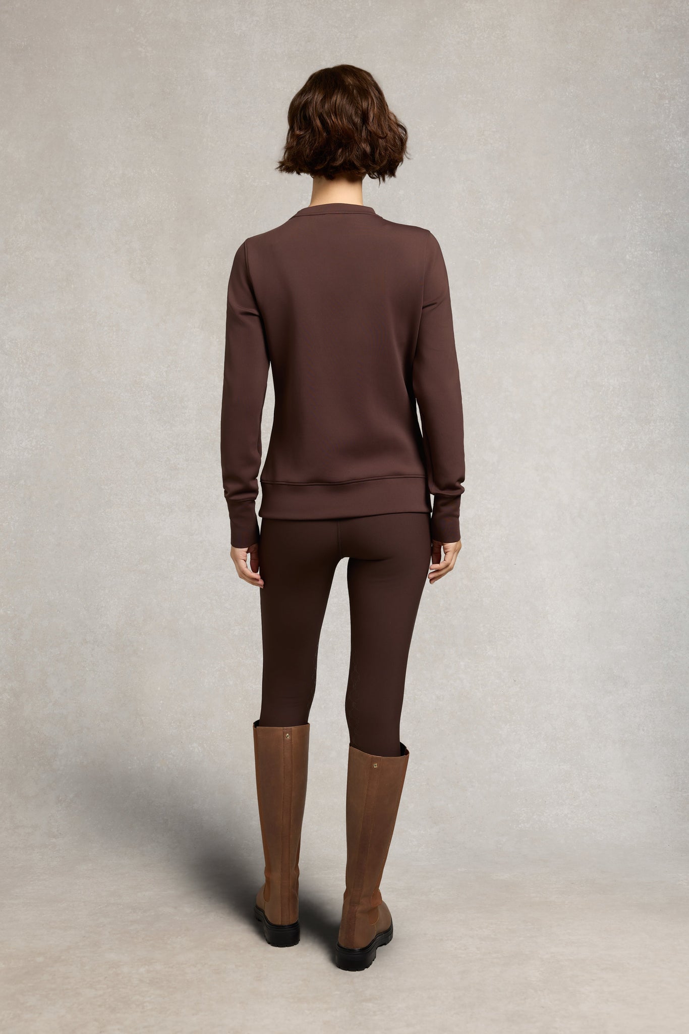 Crystal Crew Neck Sweat (Walnut)