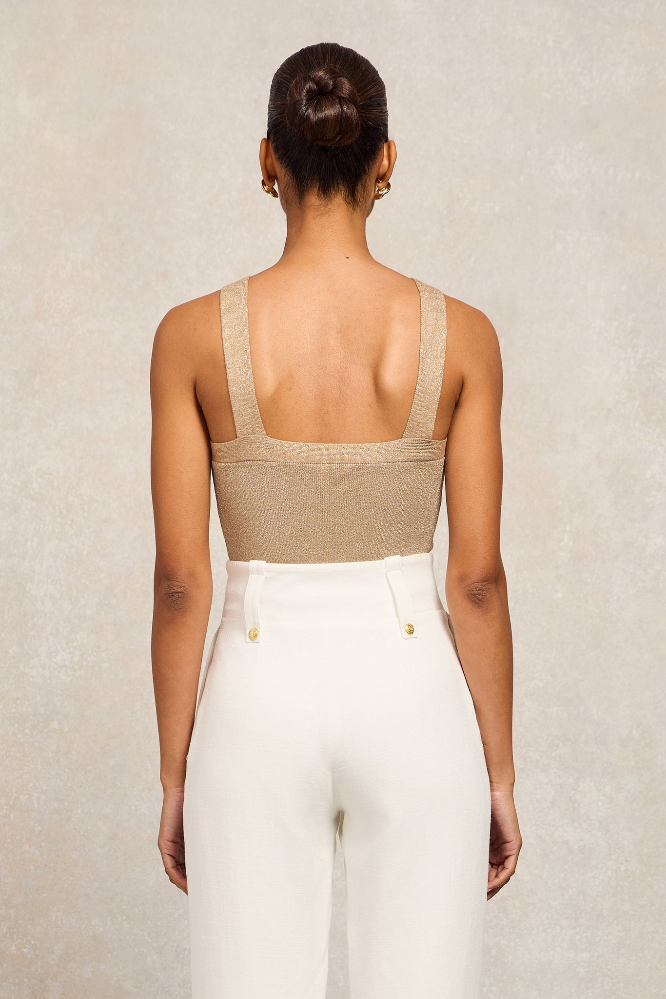 Maya Top (Metallic Gold)