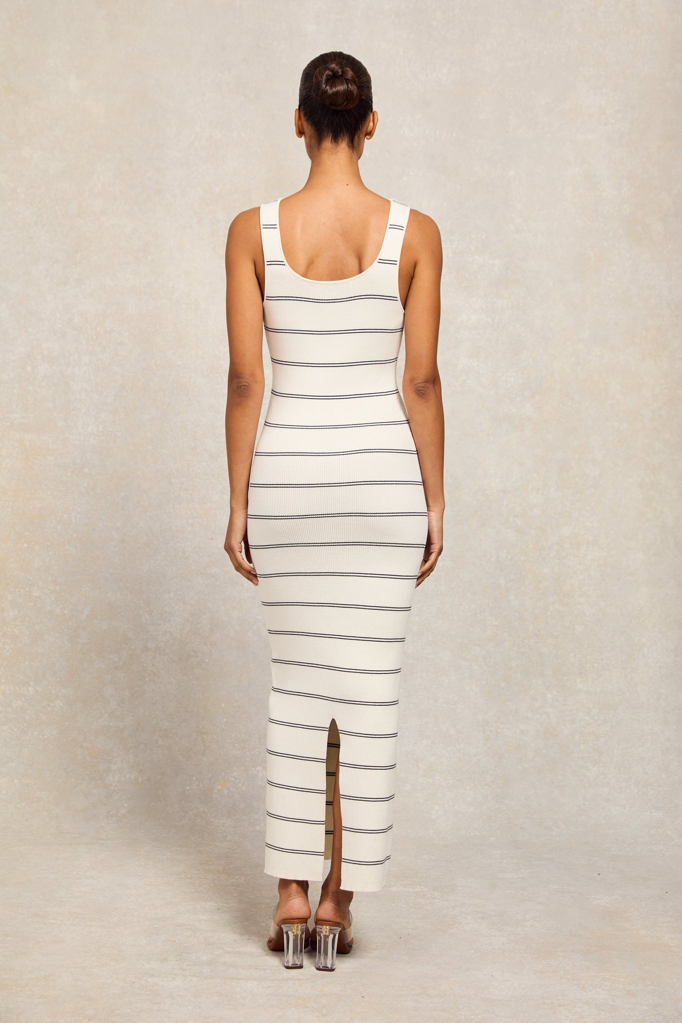 Juliet Maxi Dress (Natural Stripe)