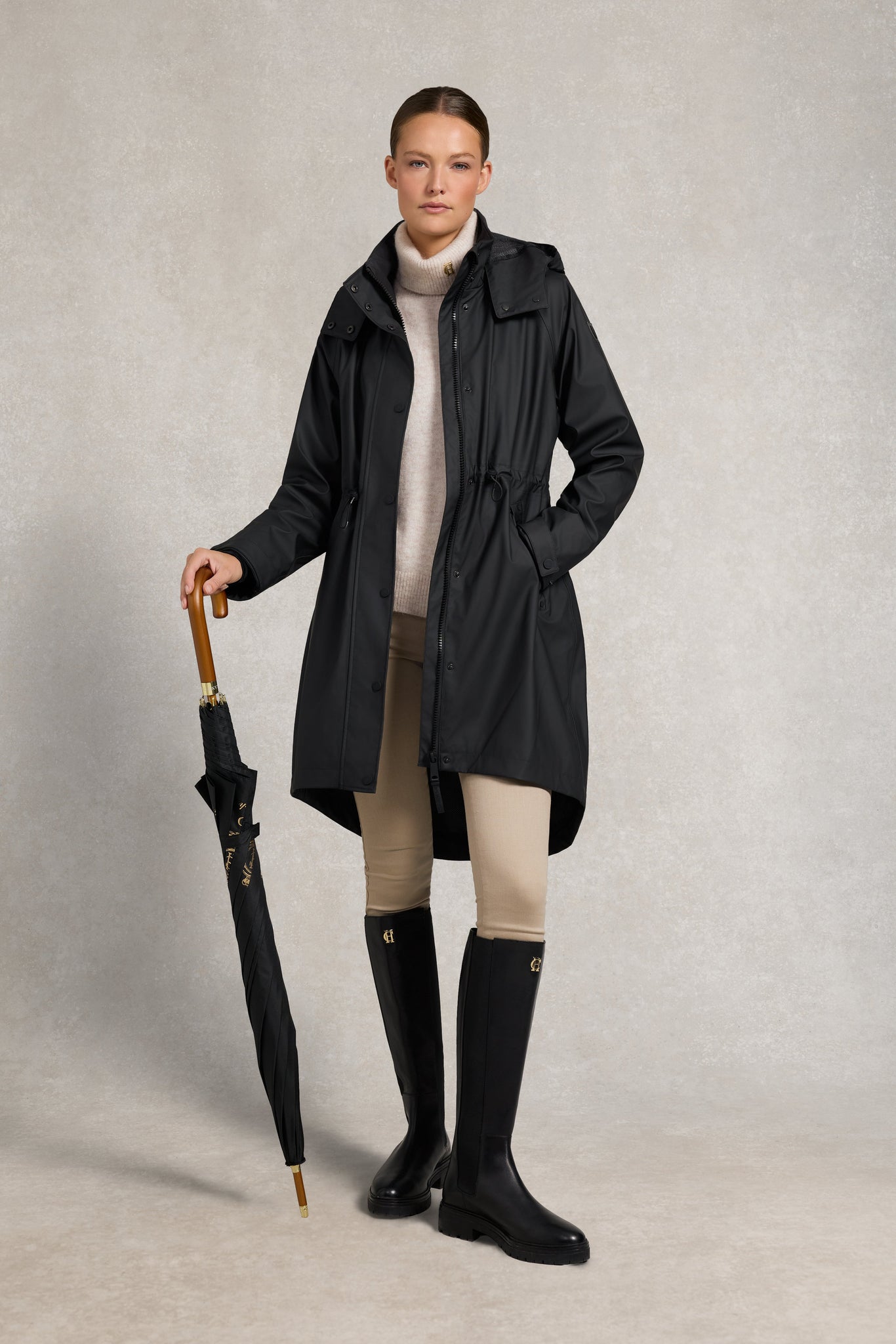 XL HC Crest Umbrella (Black)