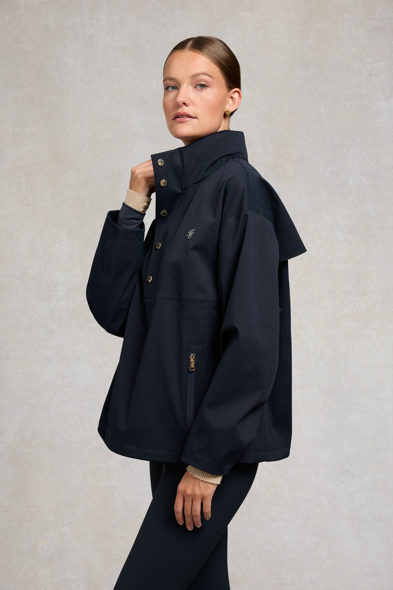 Chiltern Quarter Zip Jacket (Ink Navy)