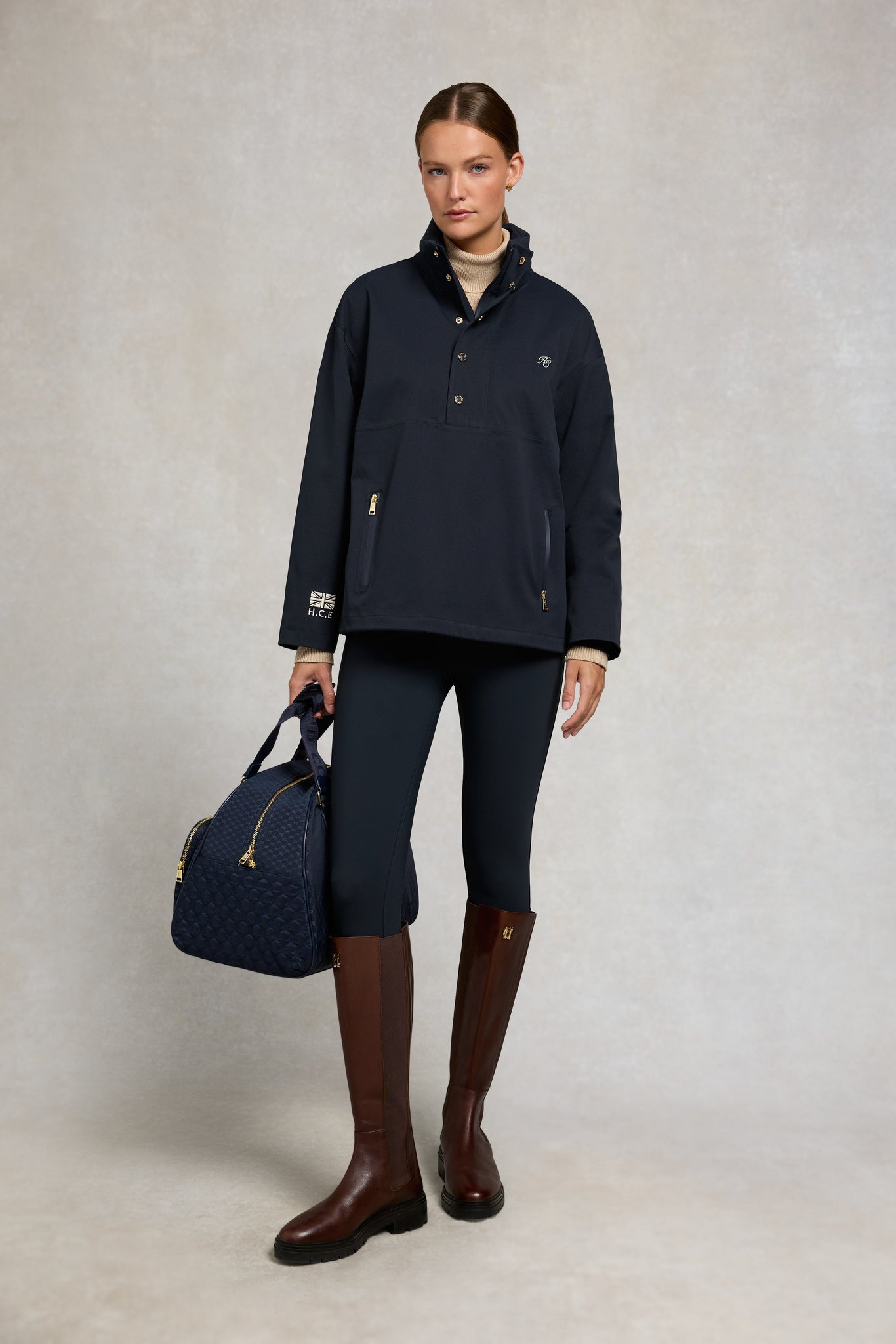 Chiltern Quarter Zip Jacket (Ink Navy)