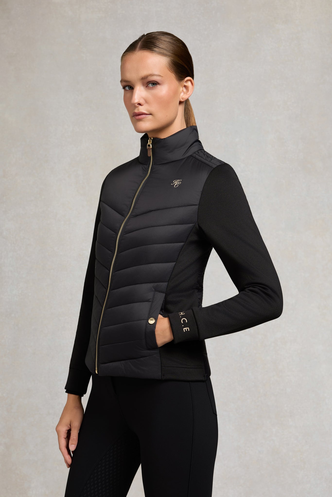 Hybrid Equestrian Jacket (Black)