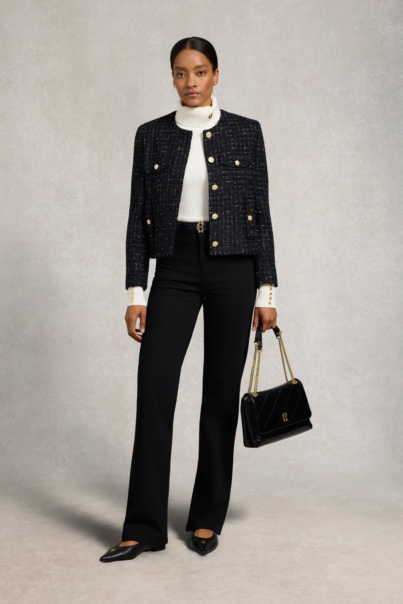 Painswick Roll Neck Knit (Natural)