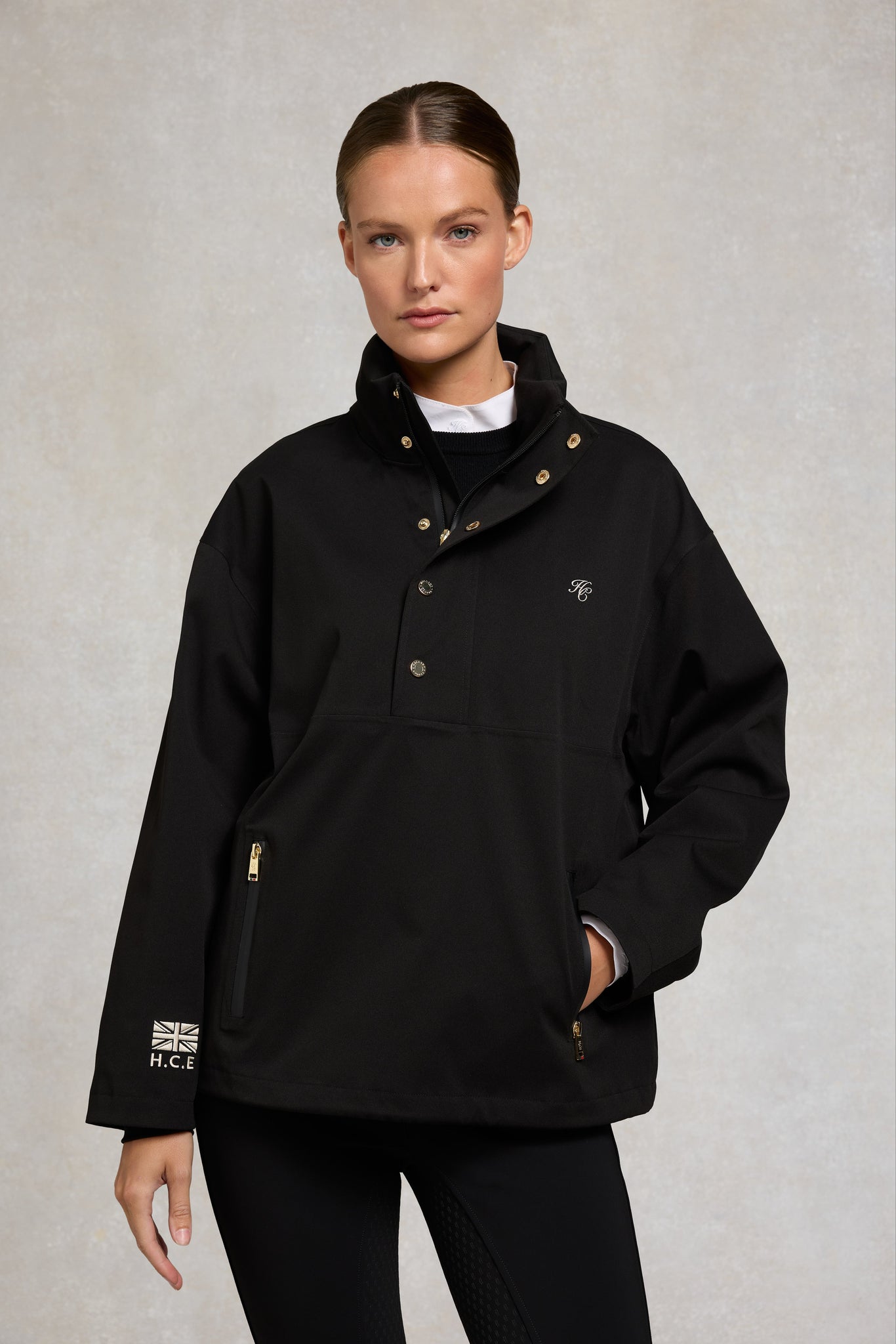 Chiltern Quarter Zip Jacket (Black)