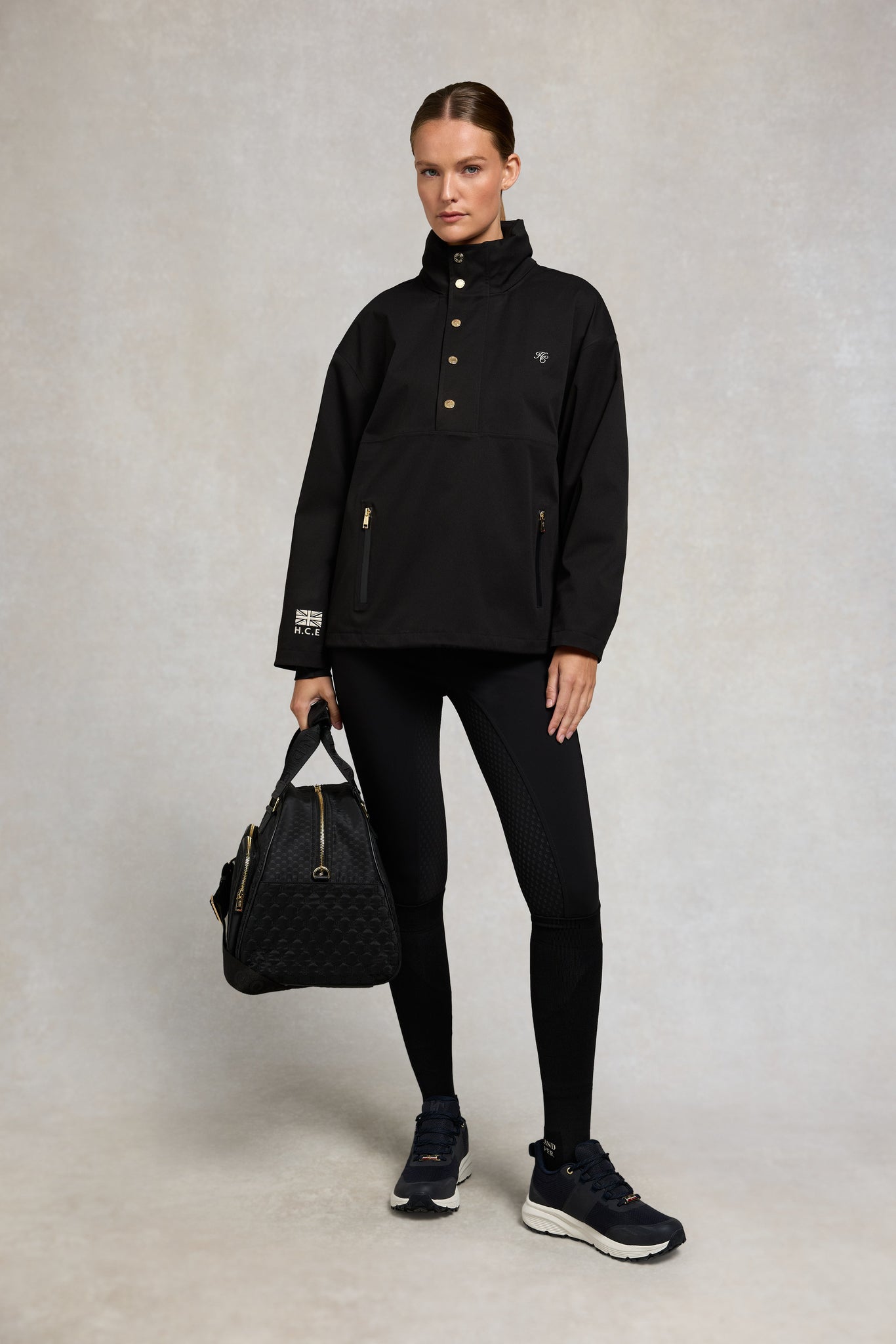 Chiltern Quarter Zip Jacket (Black)