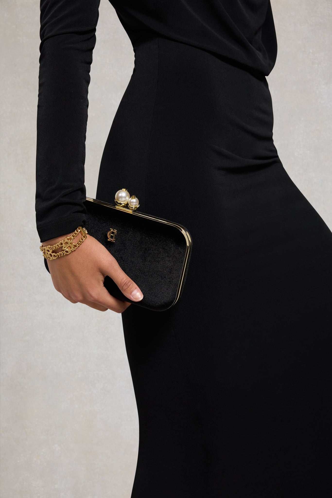 Vienna Evening Bag (Black Velvet)