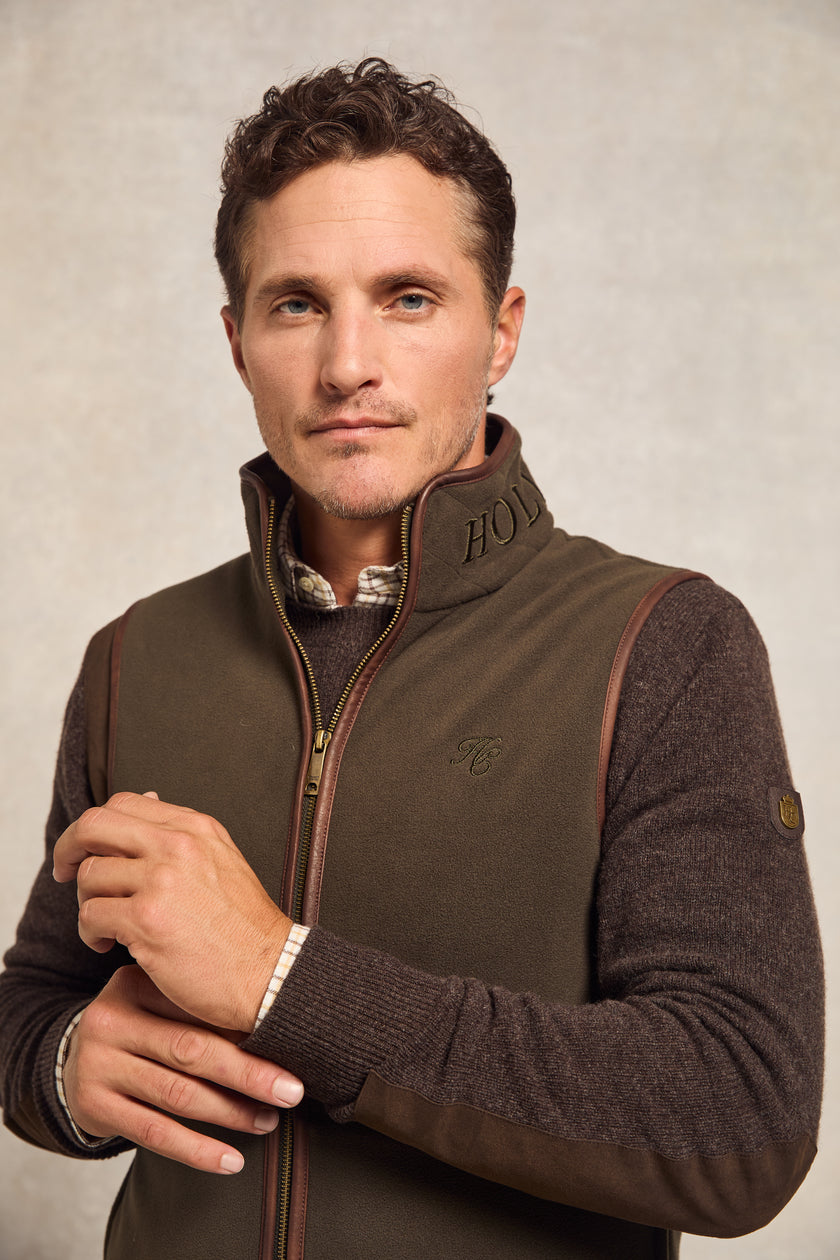 Country Fleece Gilet (Khaki)