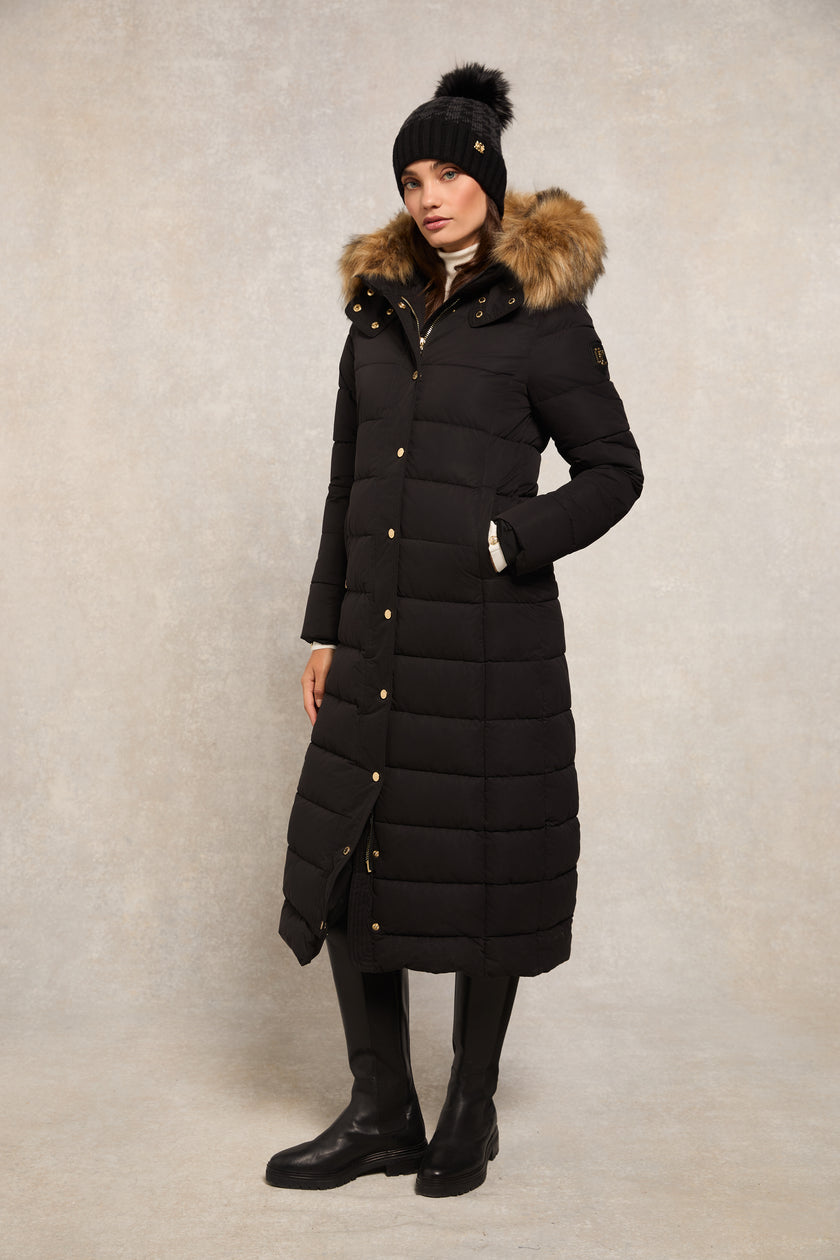 Stoneleigh Longline Coat (Black)