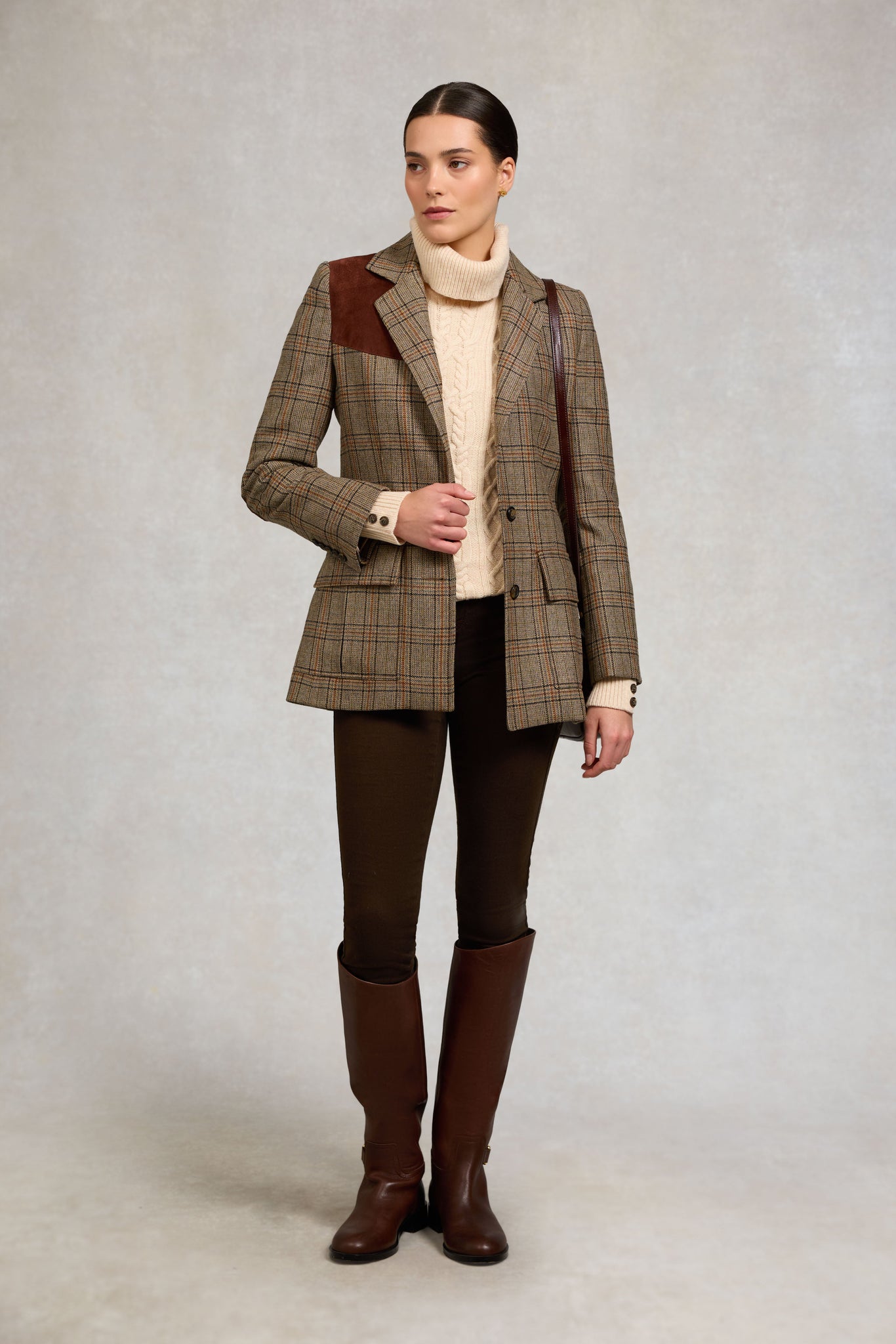 Country Roll Neck Knit (Oatmeal)