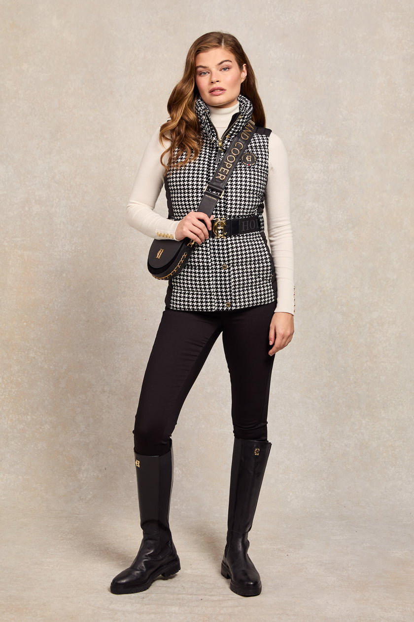 Valais Quilted Gilet (Houndstooth)