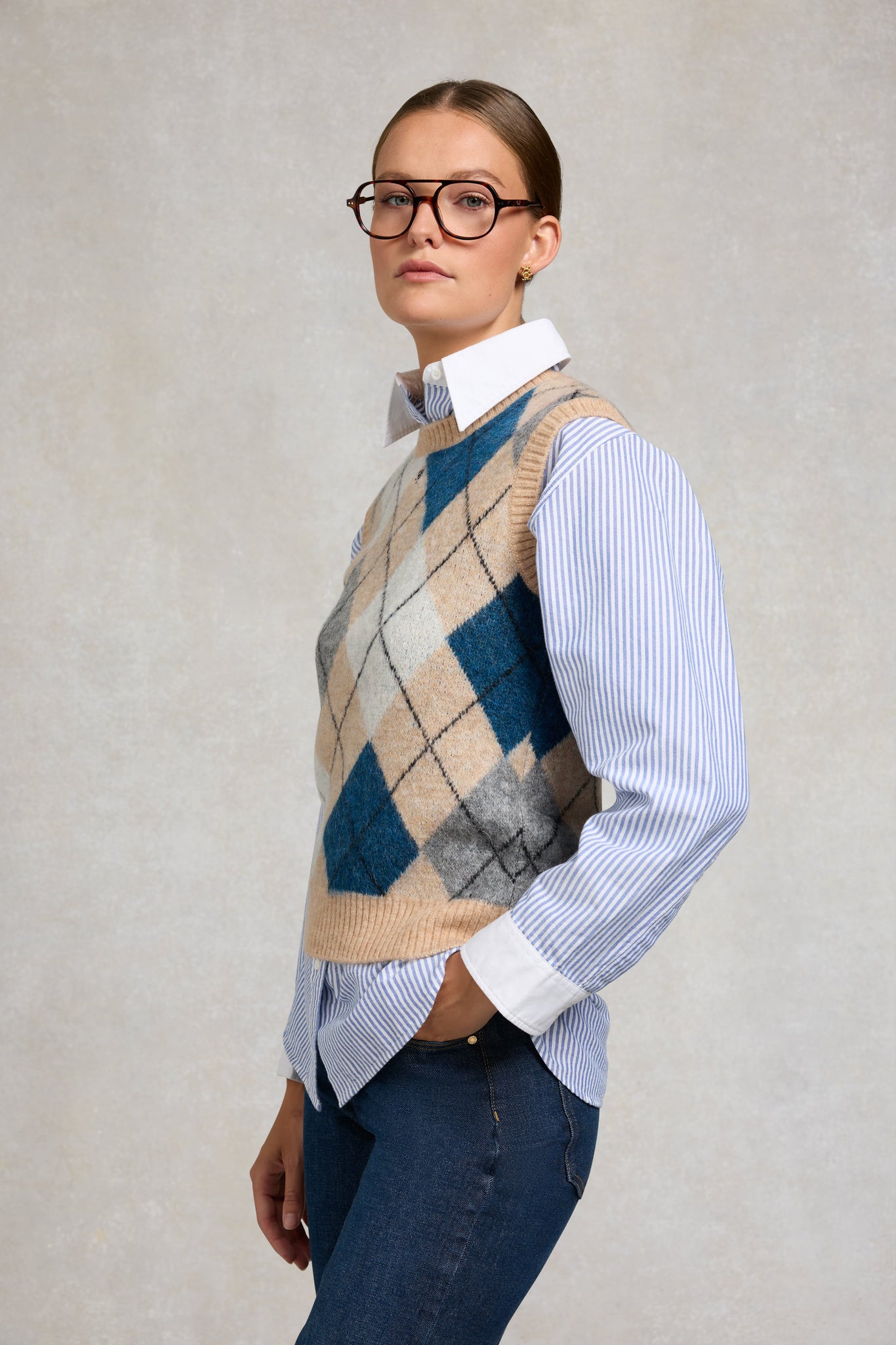 Amy Knitted Tank (Camel)