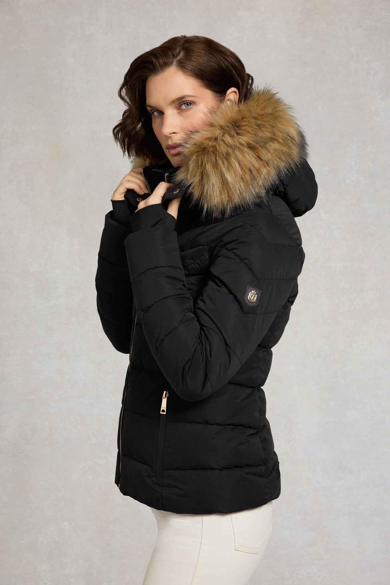 Whistler Puffer Jacket (Deep Black Natural)