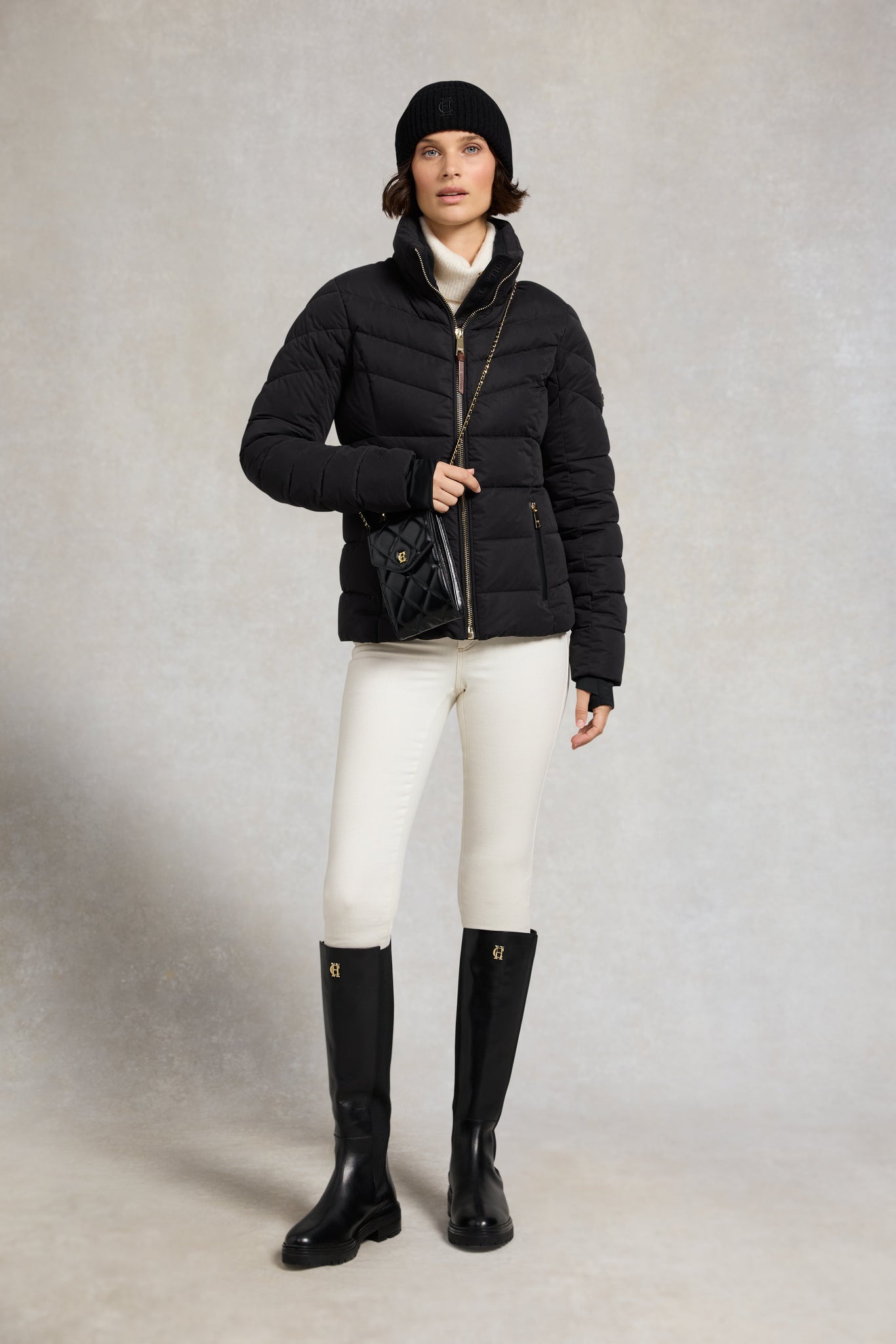 Whistler Puffer Jacket (Deep Black Natural)