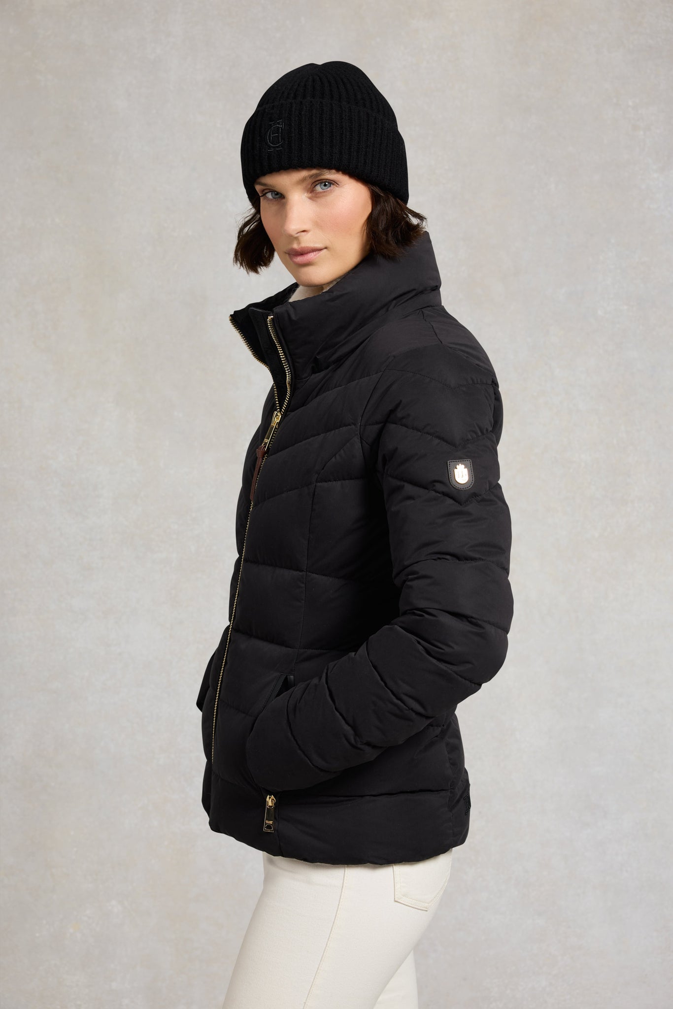 Whistler Puffer Jacket (Deep Black Natural)