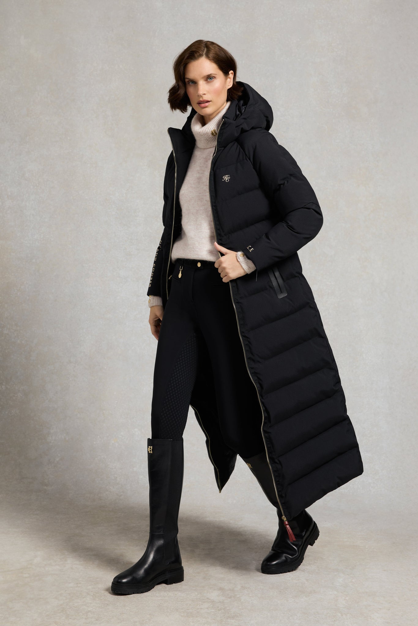 Chiltern Longline Yard Coat (Black)