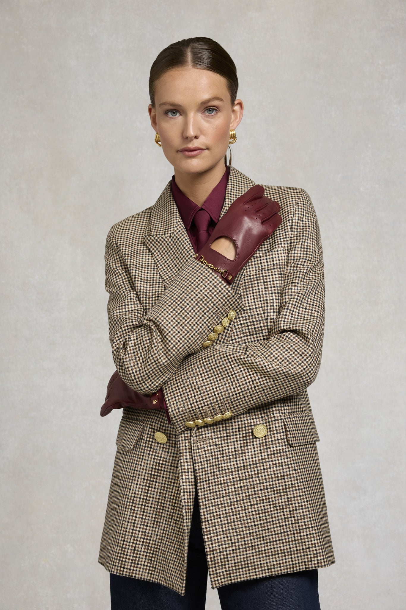 Leather Driving Gloves (Oxblood)