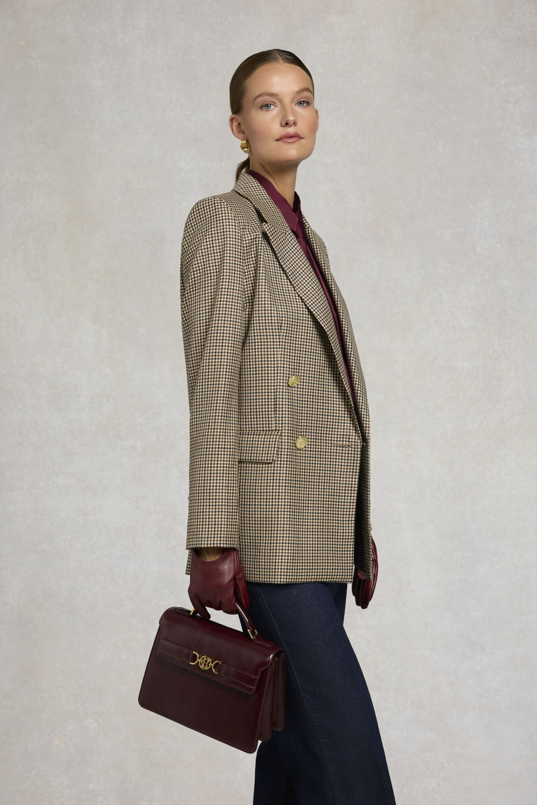 Leather Driving Gloves (Oxblood)