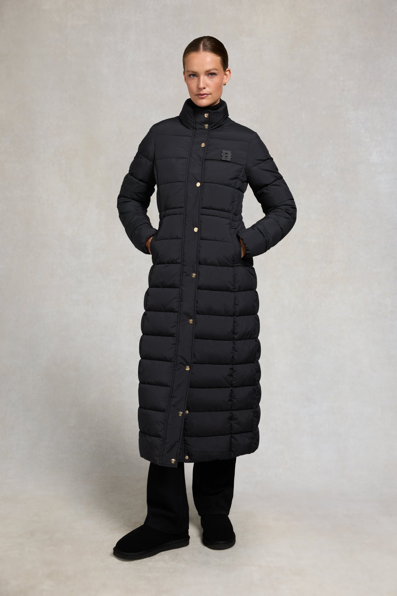 Milton Longline Coat (Black)
