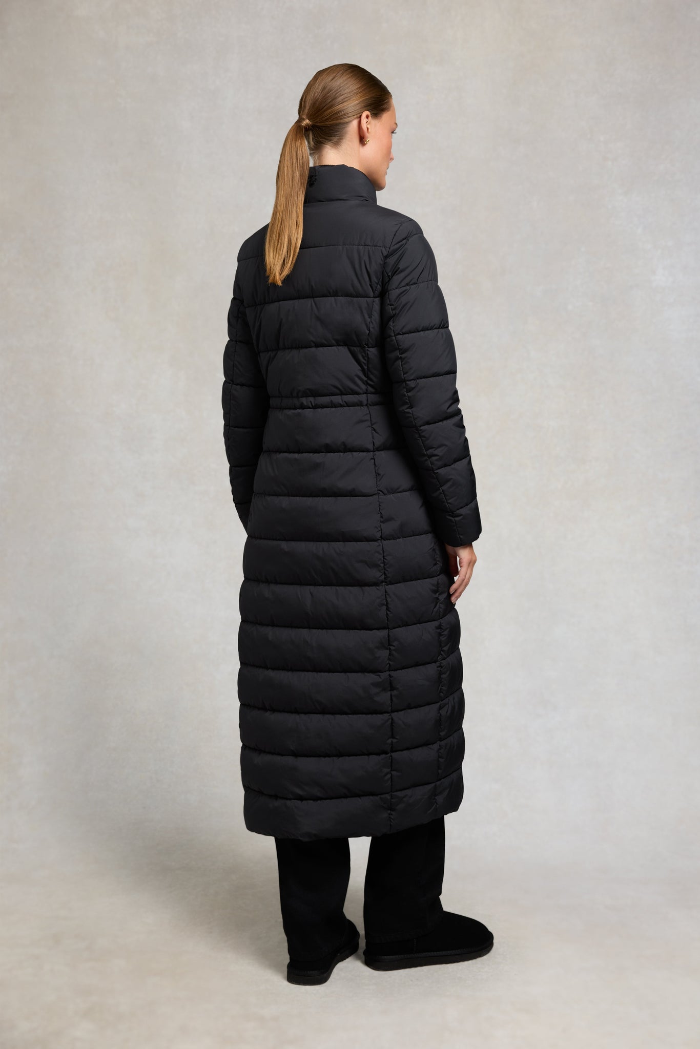 Milton Longline Coat (Black)