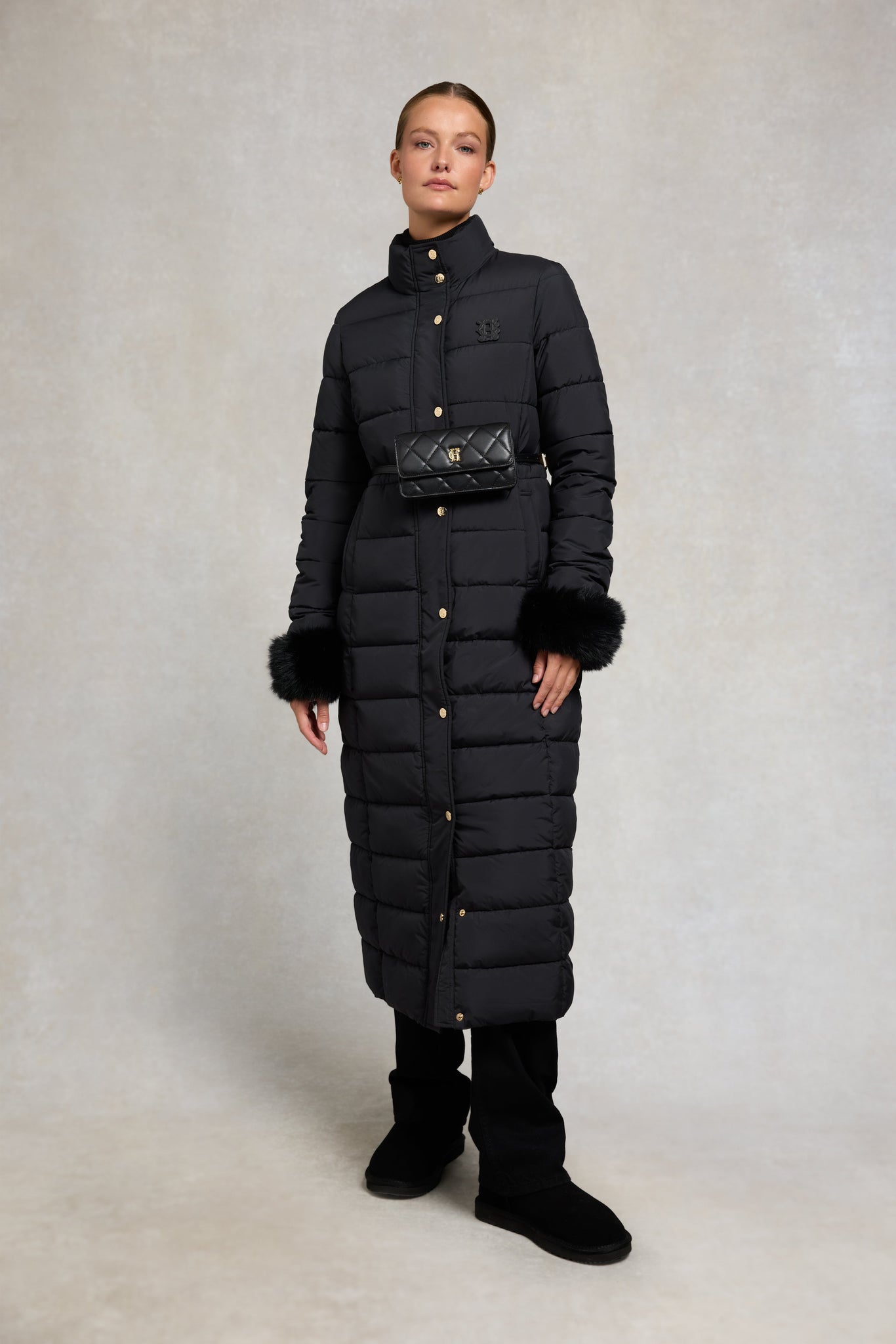 Knightsbridge Midi Belt Bag (Black)