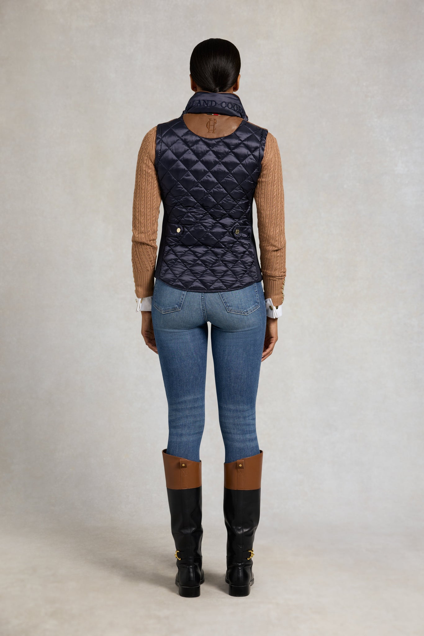 Diamond Quilt Classic Gilet (Ink Navy)