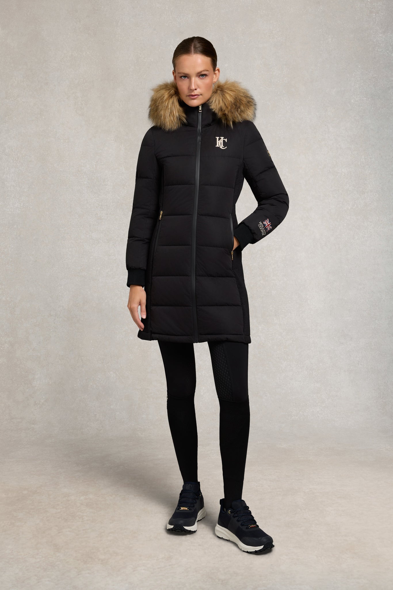 Team Padded Coat (Black)