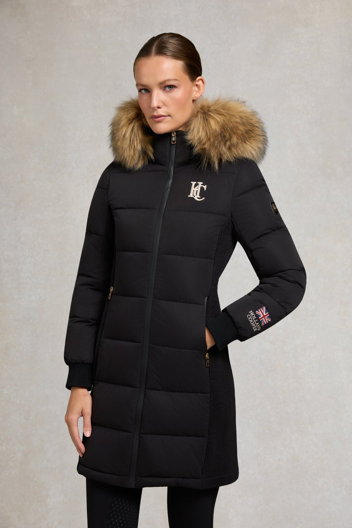 Team Padded Coat (Black)