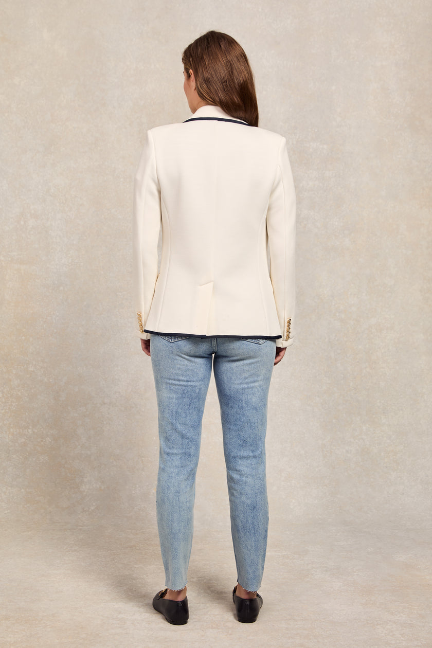 Henley Blazer (Cream)