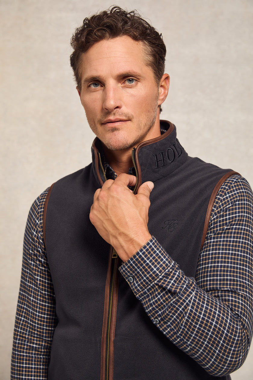 Country Fleece Gilet (Ink Navy)