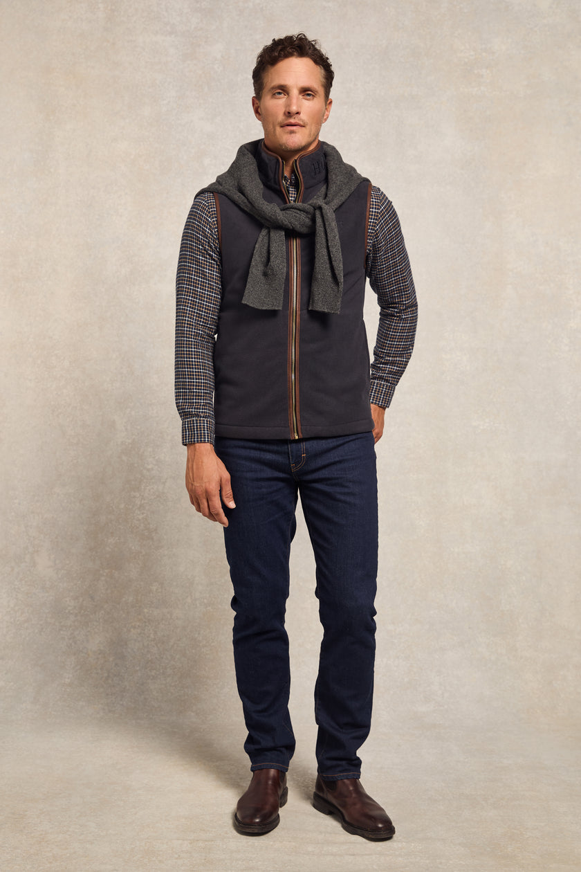 Country Fleece Gilet (Ink Navy)