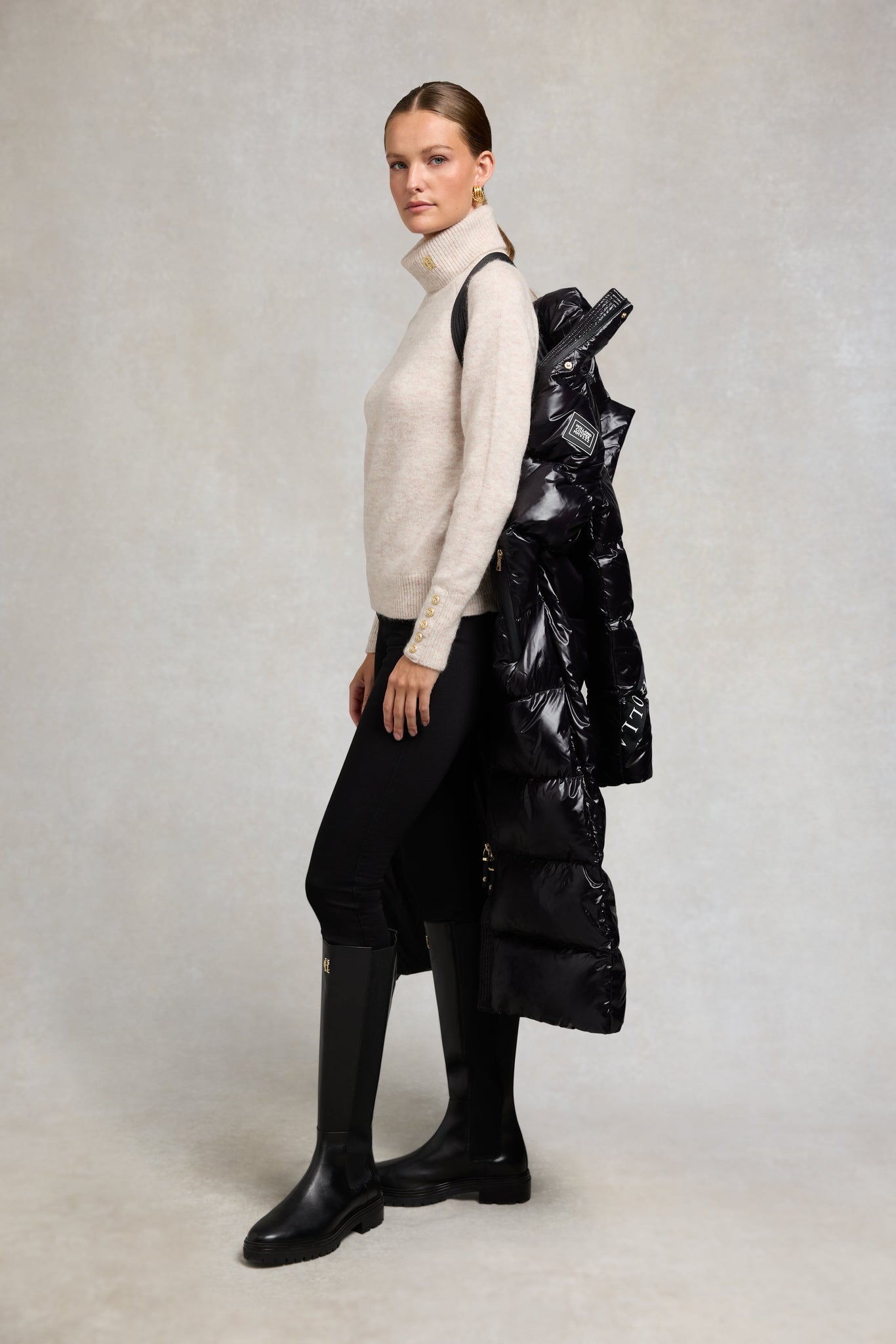 Camden Longline Coat (Black)