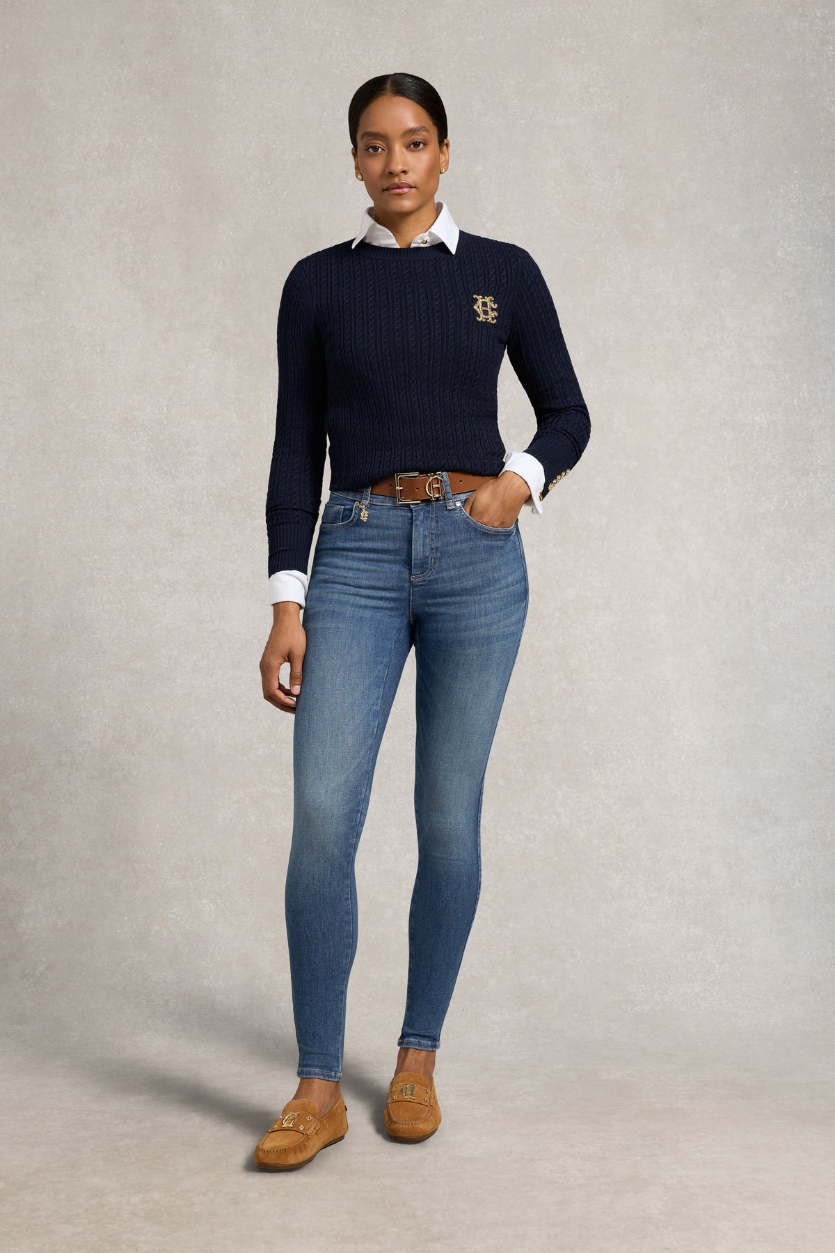 Contour Skinny Jean (Aged Indigo)
