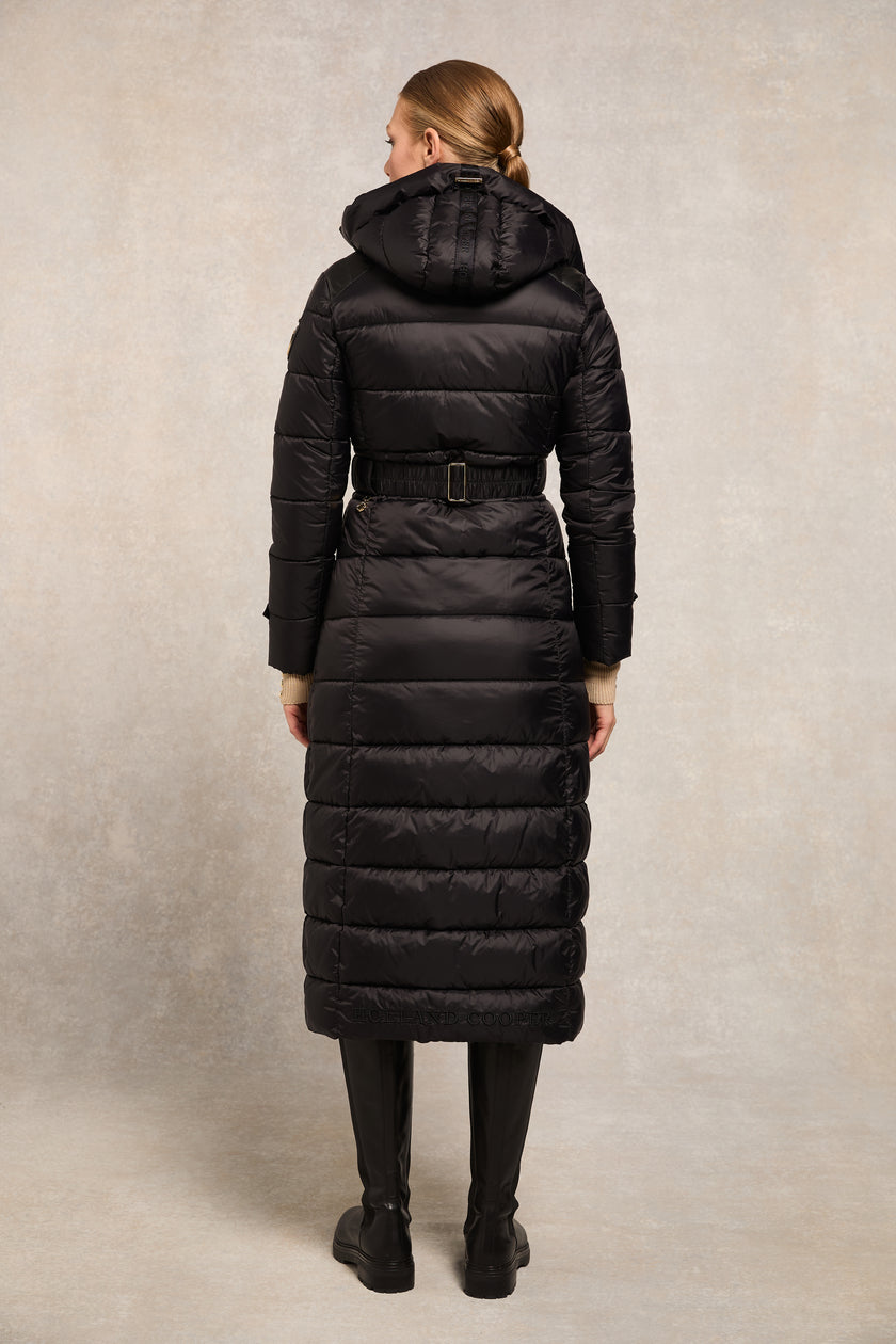 The Arosa Longline Coat (Black)