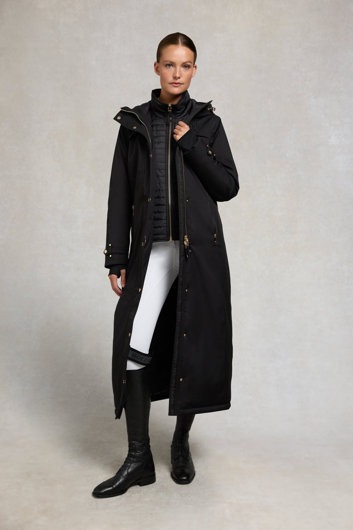 Longline Training Coat (Black)