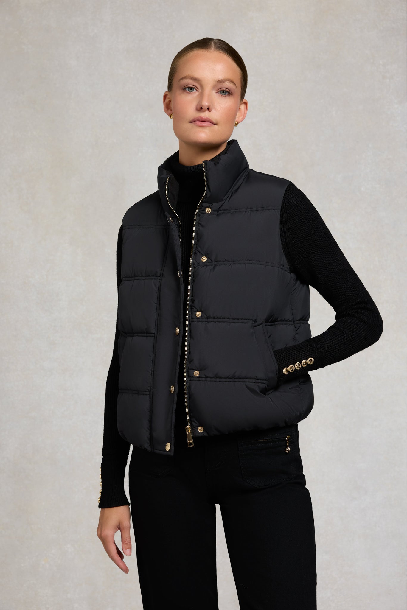 Milton Padded Gilet (Black)