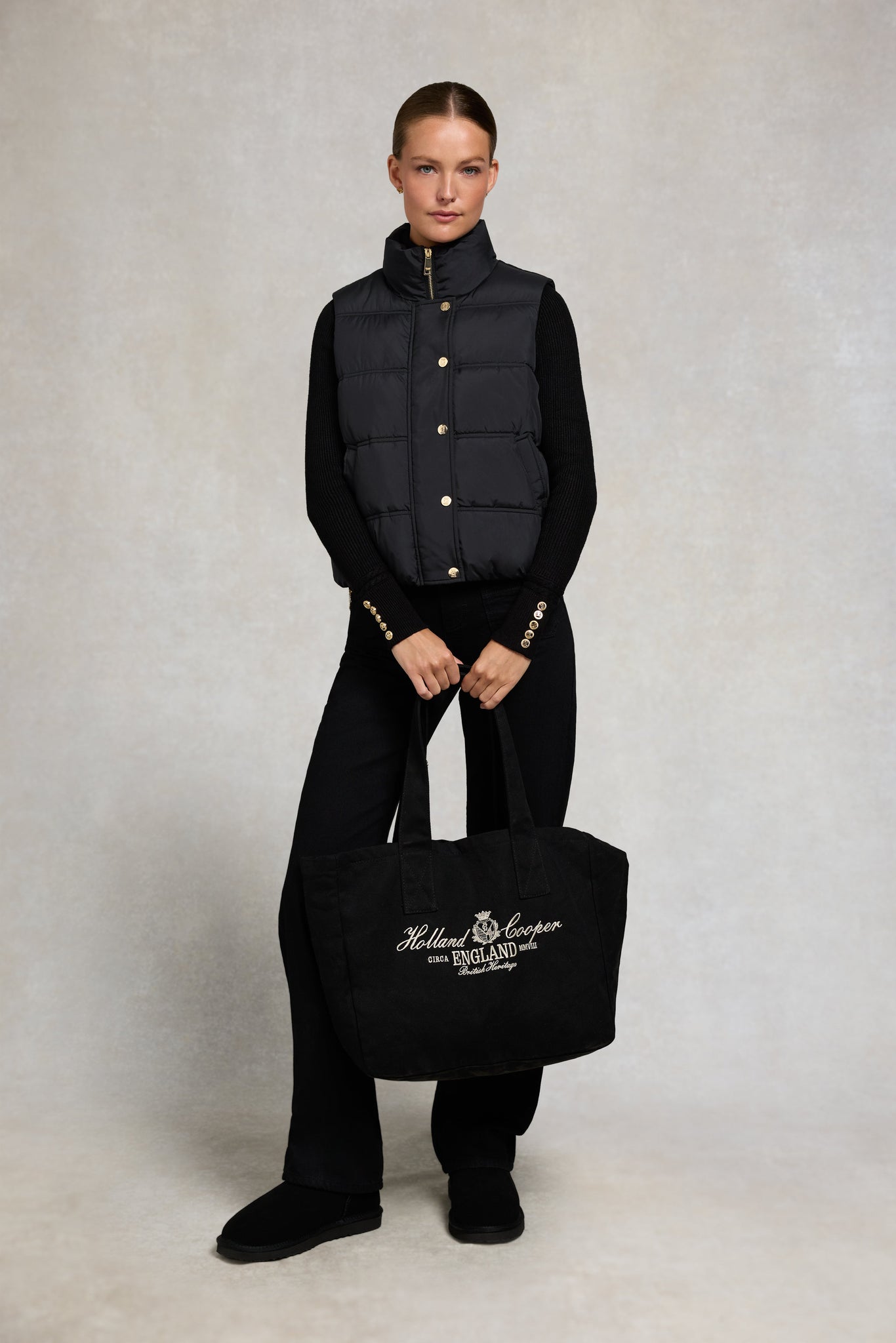 Milton Padded Gilet (Black)