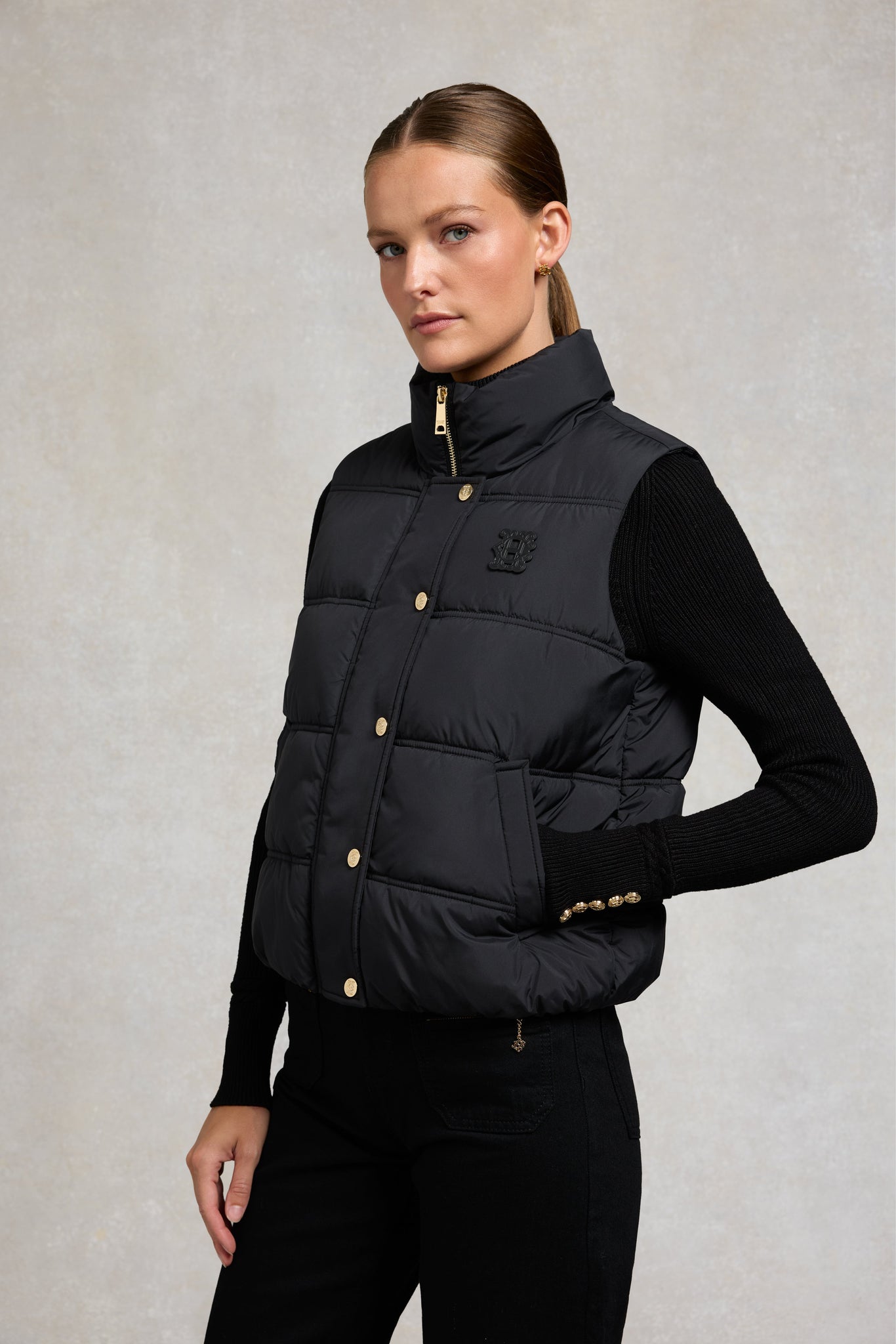 Milton Padded Gilet (Black)