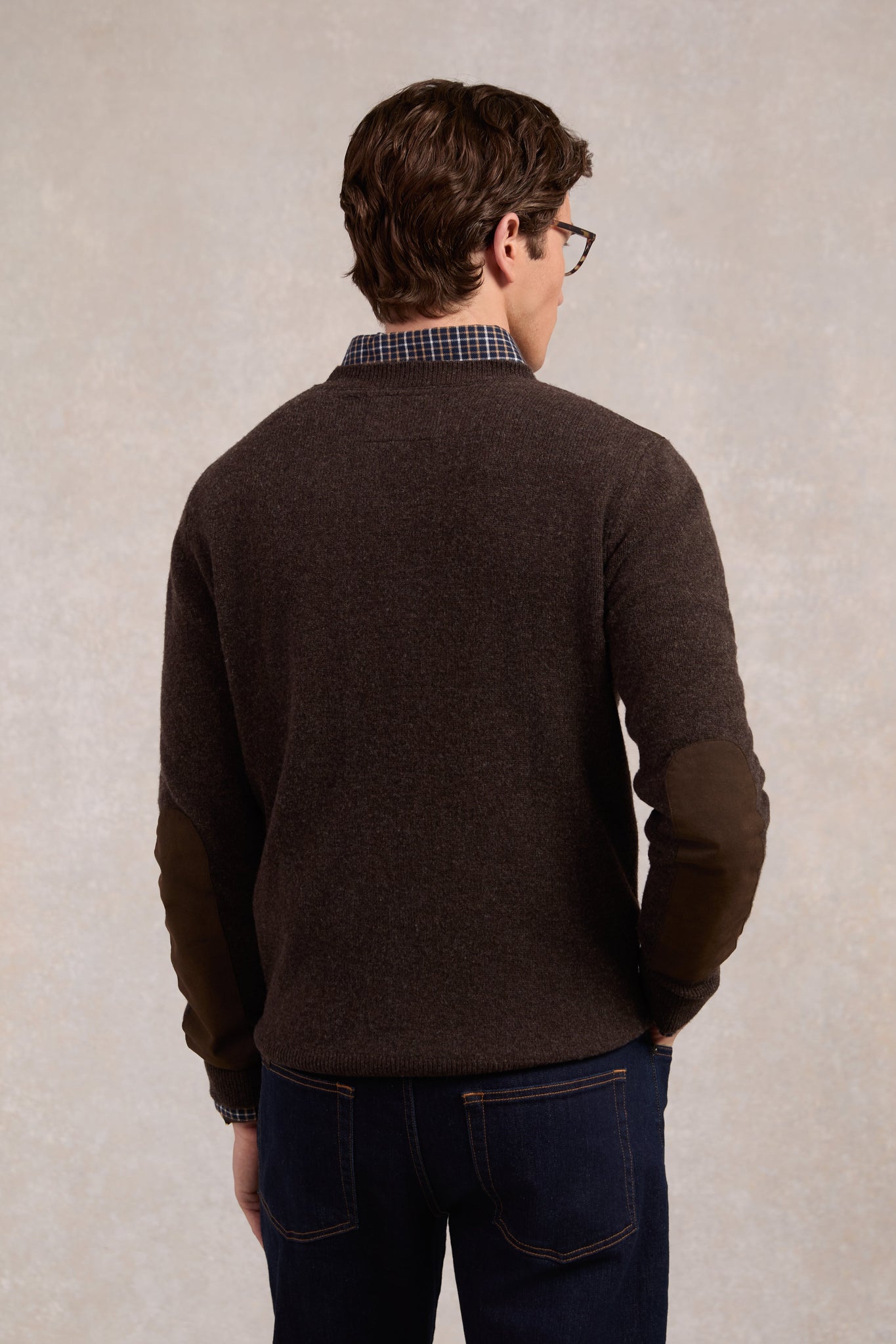 Country Crew Neck Knit (Chocolate)