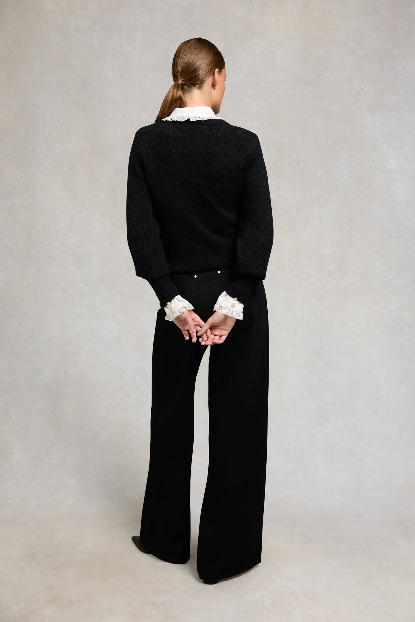 Isla Crew Neck Knit (Black)