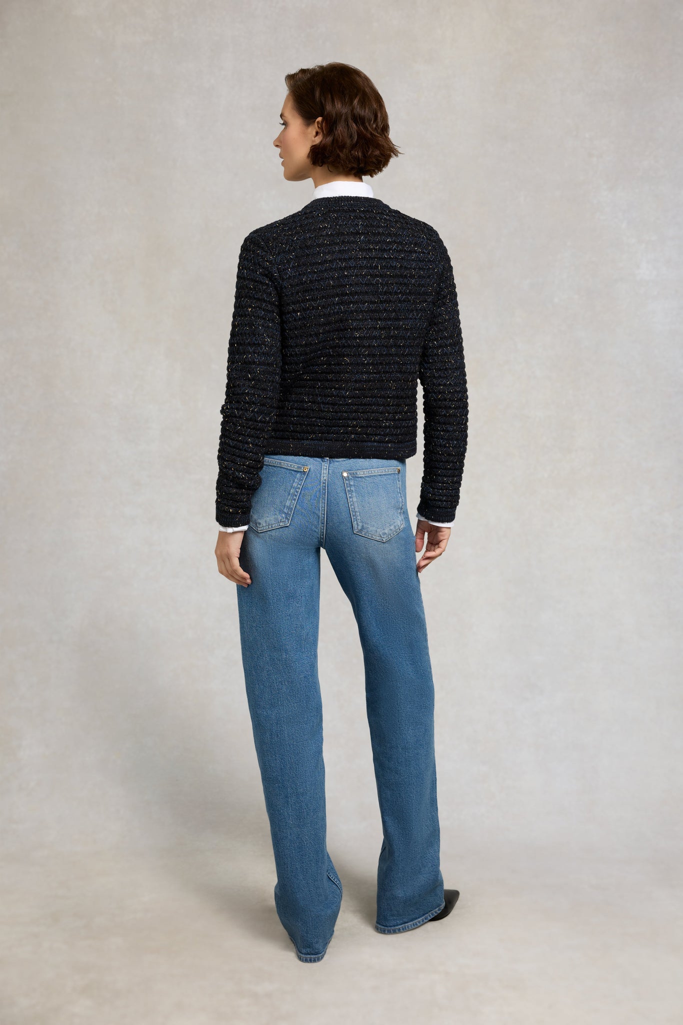 Sofia Knitted Jacket (Black)