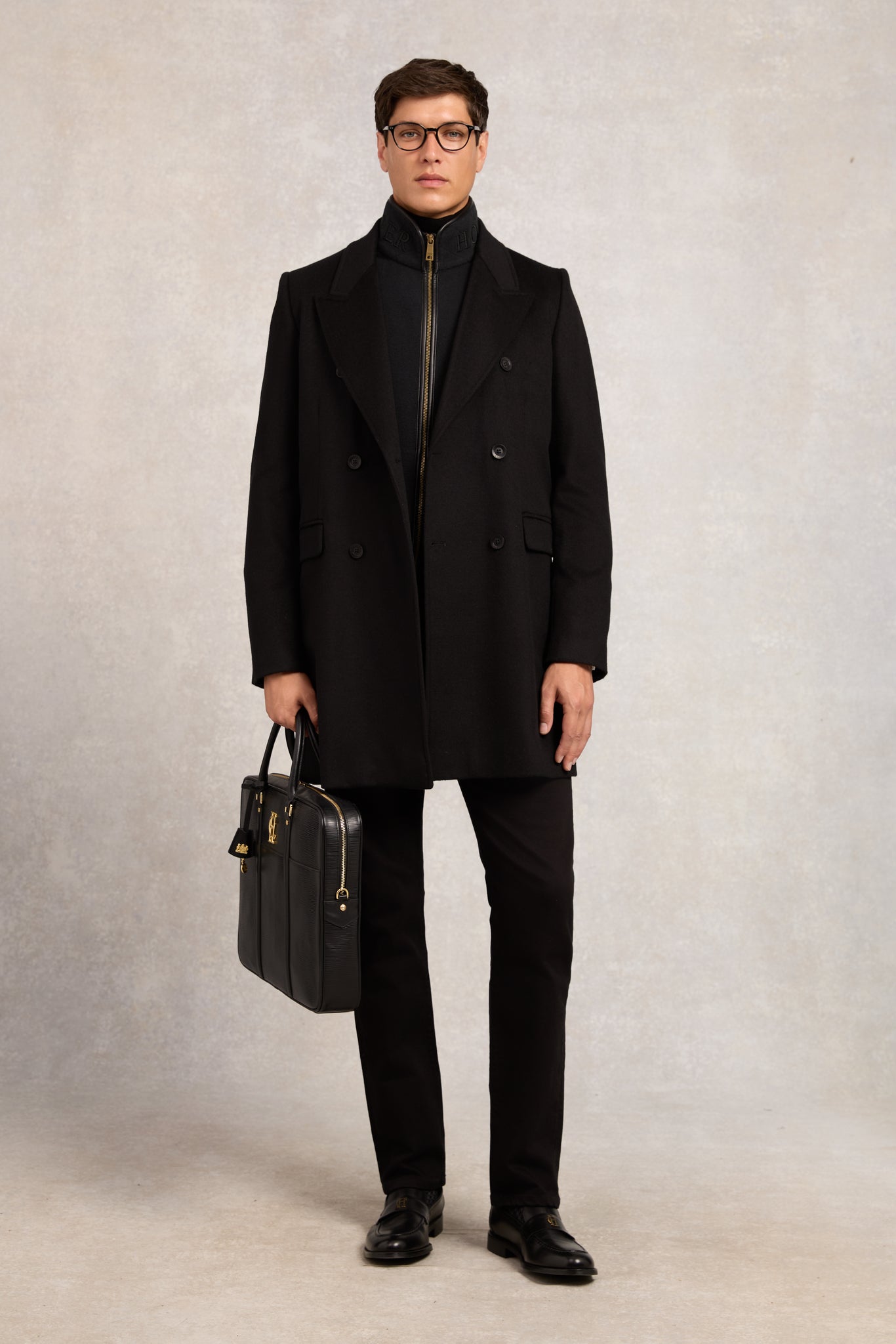 Men's Country Fleece Gilet (Black)