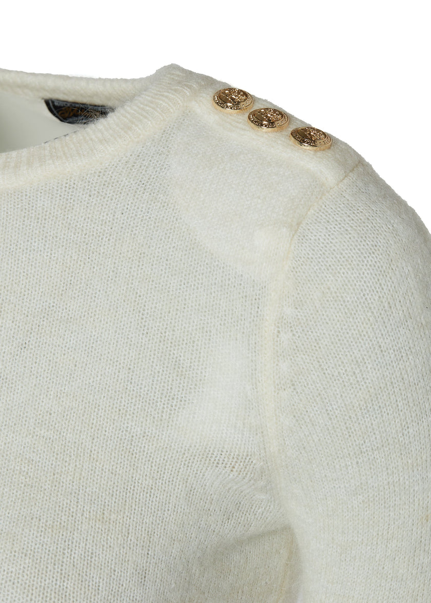 Amy Crew Neck Knit (Natural)