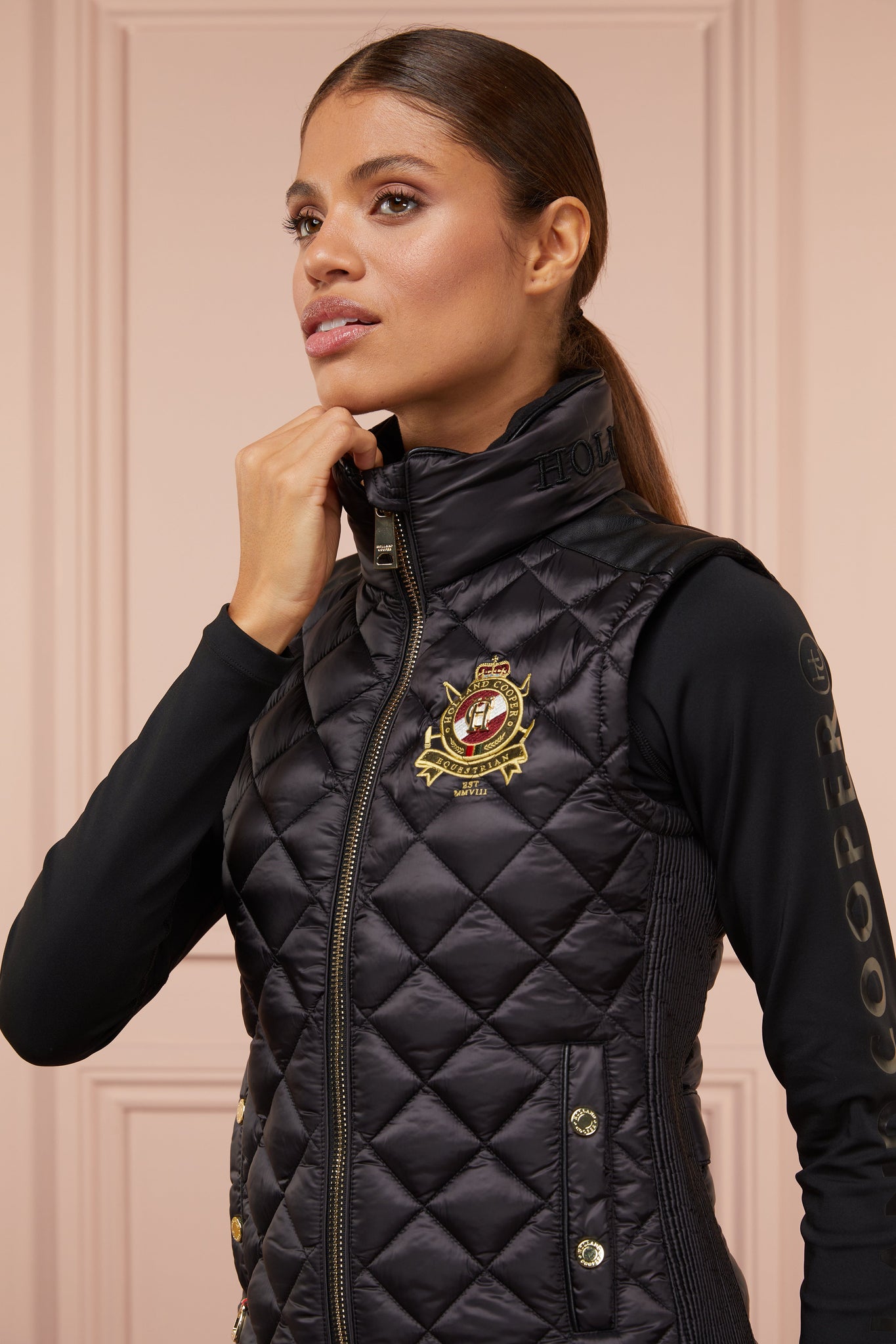 Diamond Quilt Classic Gilet (Black)